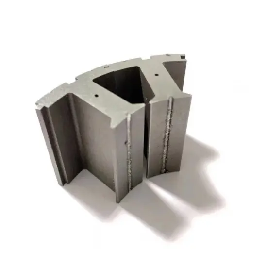 Segmented stator laminations with winding