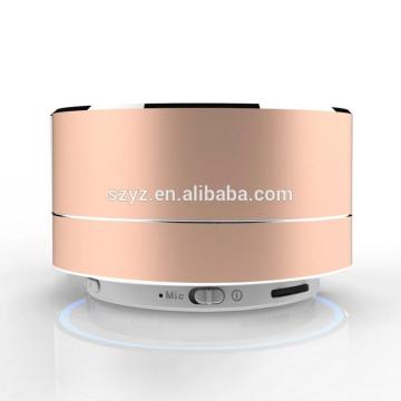 2016 A10 New Arrival Fashion Alluminum Alloy LED LightPortable Mini Bluetooth Speaker With FM Radio Support SD Card