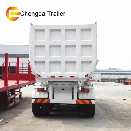 3 Axle Tipper Semi Trailers Rear Dump Trailer