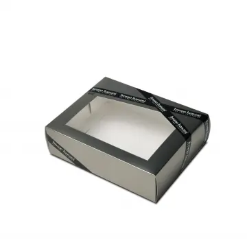 Luxury Cosmetics Card Board Box With Clear Window