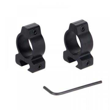 Low Profile 1" Fixed Dovetail Rings Riflescope Mount