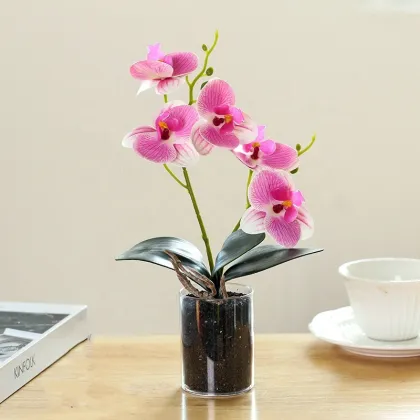 Artificial Orchid Plant for Wedding, Party, and Home Office Decor