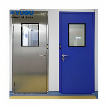 Modern Stainless Steel Anti-Corrosion Automatic Sectional Overhead Medical Clean Room Door