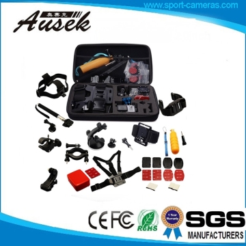 2017 promotion go pro accessories set go pro her os 4 5 accessories sport action camera accessories Kit