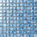 Jasnoniebieski oszklone mozaika ceramiczna