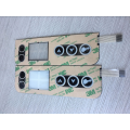 Interrupteur de membrane de bouton tactile capacitif FPC / PET Circuit