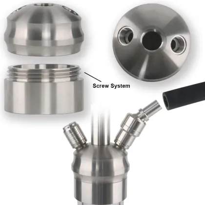 Stainless Steel Iranian Mya hubbly hookah shisha