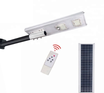 LED solar street light comes with solar panel
