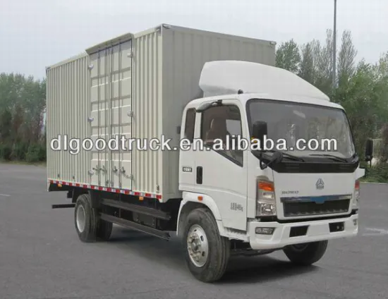 HOWO dry cargo box truck van 008615826750255 (Whatsapp)
