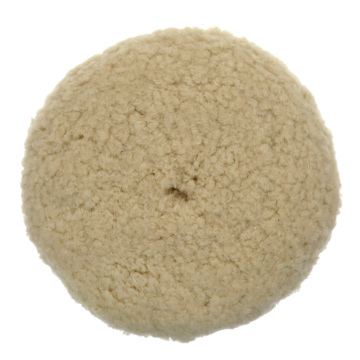 7 Inch Double Side Woolen Buffing Pads with 5/8 Inch Bolt 4-ply 100% Wool Polishing Pad for Car Body or Metal Finishing