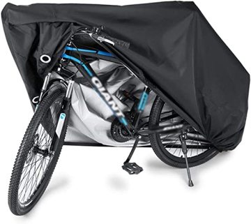 Hot Bike Cover 190T Oxford Polyester Waterproof Dustproof for Electric Bicycles - Outdoor Use