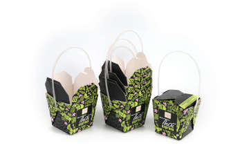 Eco-Friendly Noodle Box with Handle
