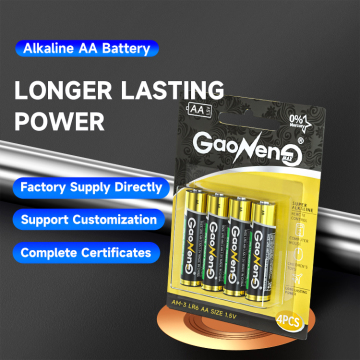 LR6 AA AM3 Dry Cell Alkaline Battery 1.5V