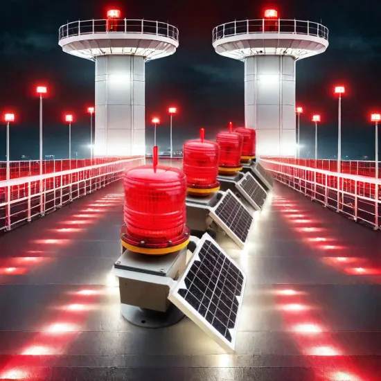 Airport Control Tower Solar Runway LED Obstruction Light