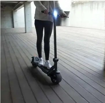 Boosted electric scooter with widewheel