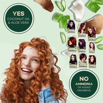 Meilleur Natural non toxic à la maison Couleur de cheveux permanente