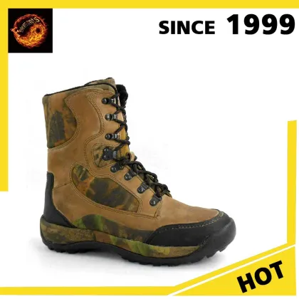 New Products wholesale Genuine Leather Upper Wholesale hunter boots For men