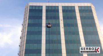 washing building face machine