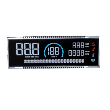 Bianco da 5 V personalizzato su display LCD nero per sistemi di accumulo di energia portatili