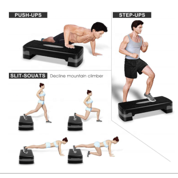 Passos de aeróbica para exercícios de ginástica ajustáveis