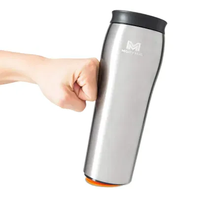 Grips When Hit Insulated Stainless Steel Tumbler Cupholder Friendly Untippable Mug