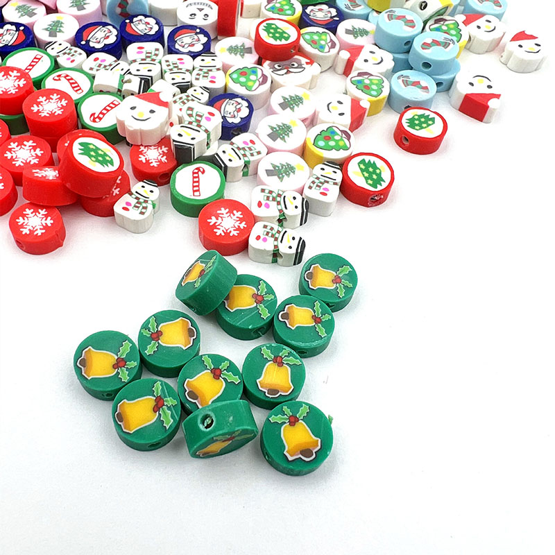 Christmas Clay Beads 2