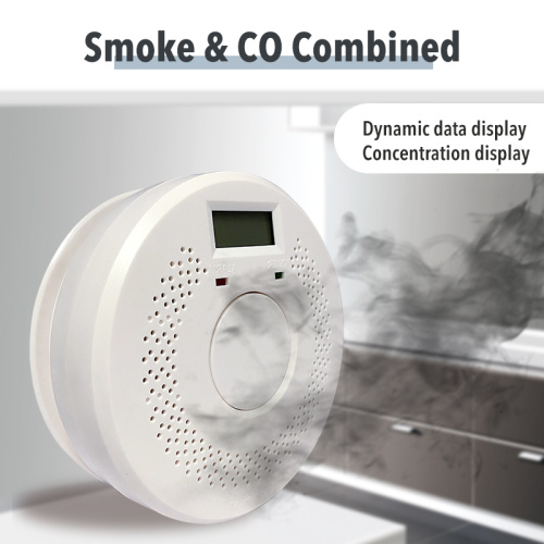 alarme doméstico co alarme hotéis detector de fumaça convencional operado por bateria alarme de monóxido de carbono e testador detector de fumaça atacado