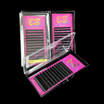 Fluffy Dark Easy Natural Fan Cluster Kit for Eyelash Extensions