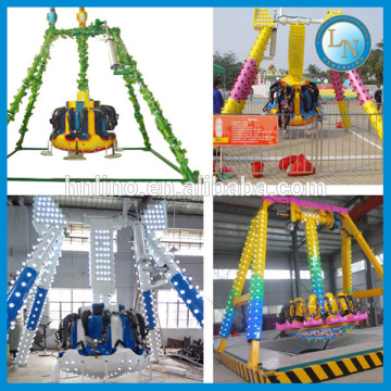 China manufacturer supplier amusement kids equipment mini small pendulum rides with Christmas Lights