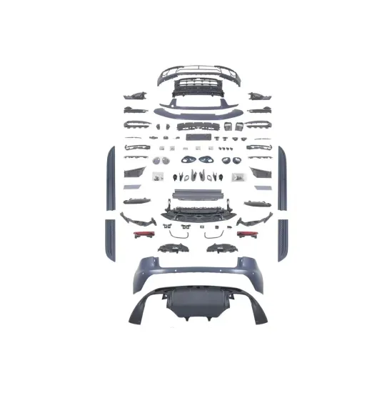 Front Rear Bumper Headlights Tailgate with Lights for Porsche Macan 95B 2014-2023 Upgrade Kit OE