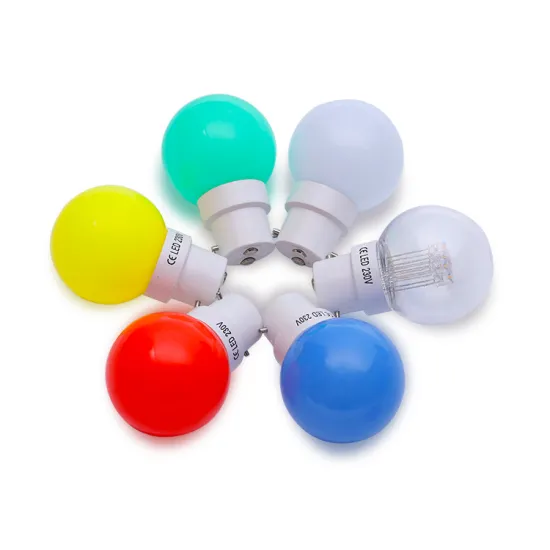 CE Festoon Bulb 24V E27 Golf Ball G45 Globe Colorful LED Lamp for IP44 Outdoor Christmas Decoration