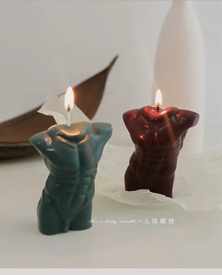 3D Male shape Design Art Fragrance Candle