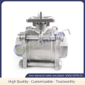 3 Piece Stainless Steel Ball Valve Three-piece platform threaded ball valve Supplier