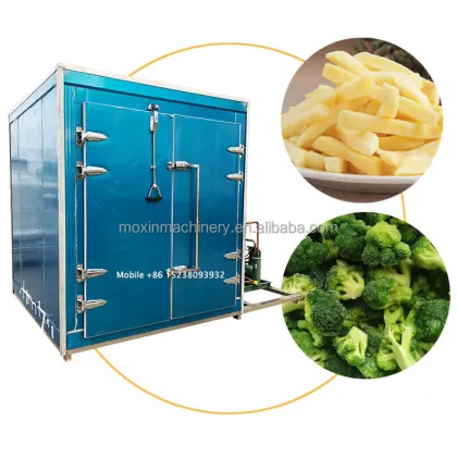 Moxin Sweet Corn Liquid Nitrogen Freezing Tunnel