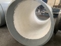 Tubo resistente al desgaste de parche de cerámica