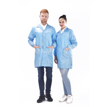 Waterproof, Lint-Free, Zipper, Antistatic Coverall: Dust-Proof, Reusable ESD Cleanroom Suit