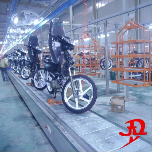 Transportador de cadena de placa personalizado para ensamblaje de motocicletas