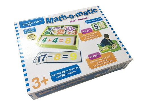 Rompecabezas Matemático Del Número De La Cruz Para Los Niños, alta