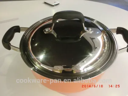 Popular color non stick casserole / aluminum casserole