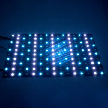 Individual Addressable Full Color RGB 5050SMD WS2812B Flexible PCB Digital 8x8 8x16 16x16 256 Pixels LED Matrix Display Panel