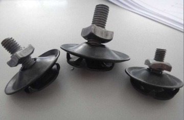 stainless steel elevator bolts tooth bolt fang bolt fastner convey belt use bolts carbonate steel material bucket fang bolt
