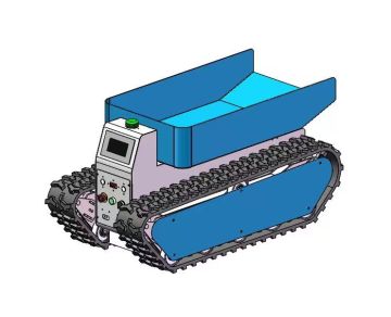 ZHLUN Double Track AGV with Remote Control for 200KG Payload