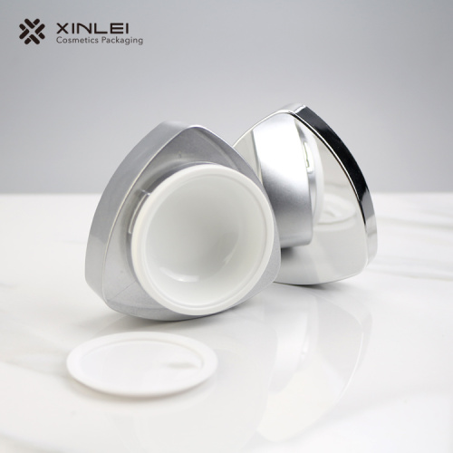 15 g Triangle Shape Acrylic Cosmetic Cream Jar