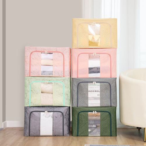 Carton fibre folding storage box