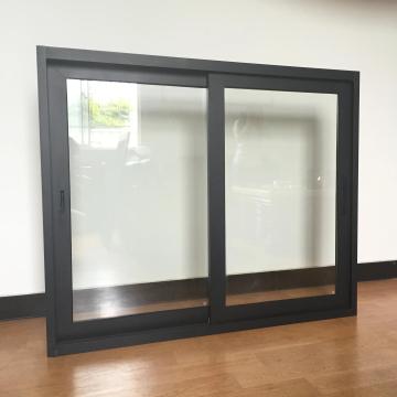 Shengtuo ping upvc coulissant les portes et fenêtres de pliage des ouragans coulissants avec des barres