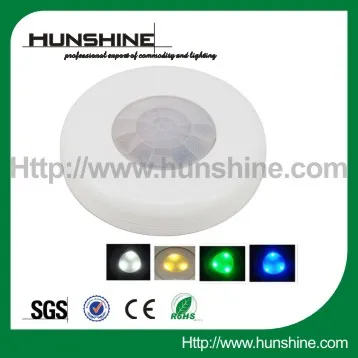 hot colorful sensor led ceiling emergency light
