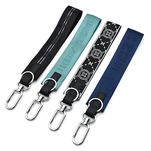 Custom Design Woven Strap Keychain