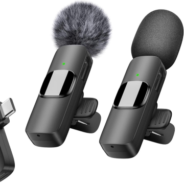 Microfono wireless Lavalier per lo streaming live e il gioco del telefono cellulare