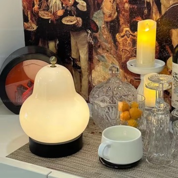 Cream Creative Style Pear Table Lamp