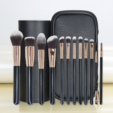 Wholesale Custom Logo Wooden Handle White Hair Brush Set with Bag
